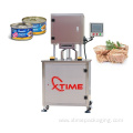 Semi-automatic tin can vacuum nitrogen sealing machine